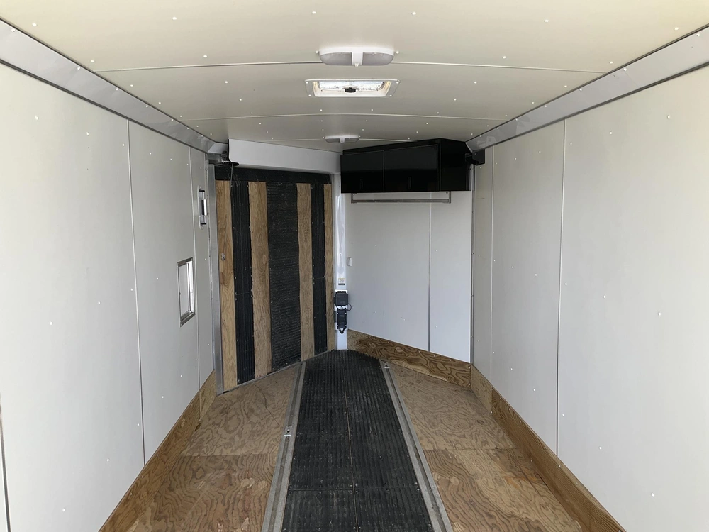 2020 Triton 7x18 Plus V-nose Pr187 All Aluminum Snowmobile Trailer alt