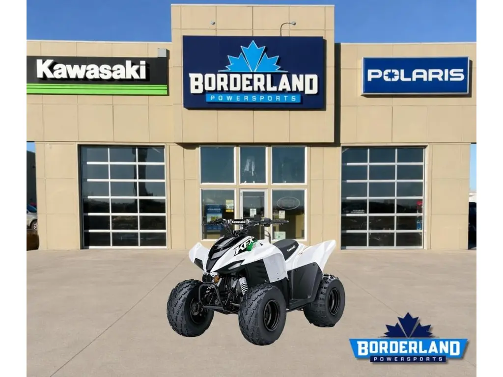 2026 Kawasaki KFX® 90 WHITE 