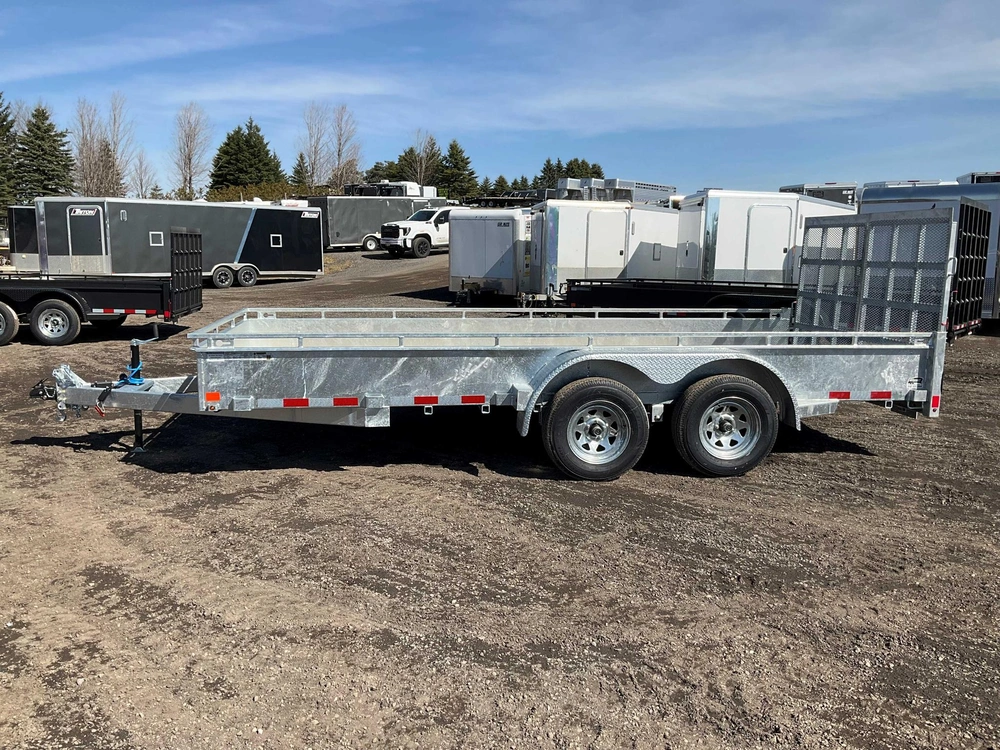 2026 Canada Trailers 82x16 3.5 Ton Galvanized Landscape Trailer alt