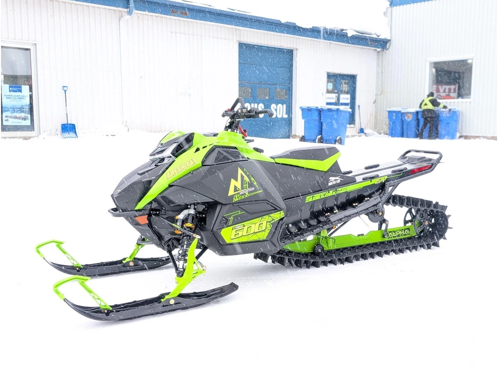 2025 Arctic Cat Mtn 600 154 Sp Es Us Grn 3.0 M6 M600 Mtn Catalyst Sno Pro Electric Start 3.0 | 🌍 Concurrents : Rmk 650 / Summit 600r / Lynx 🌍 | alt