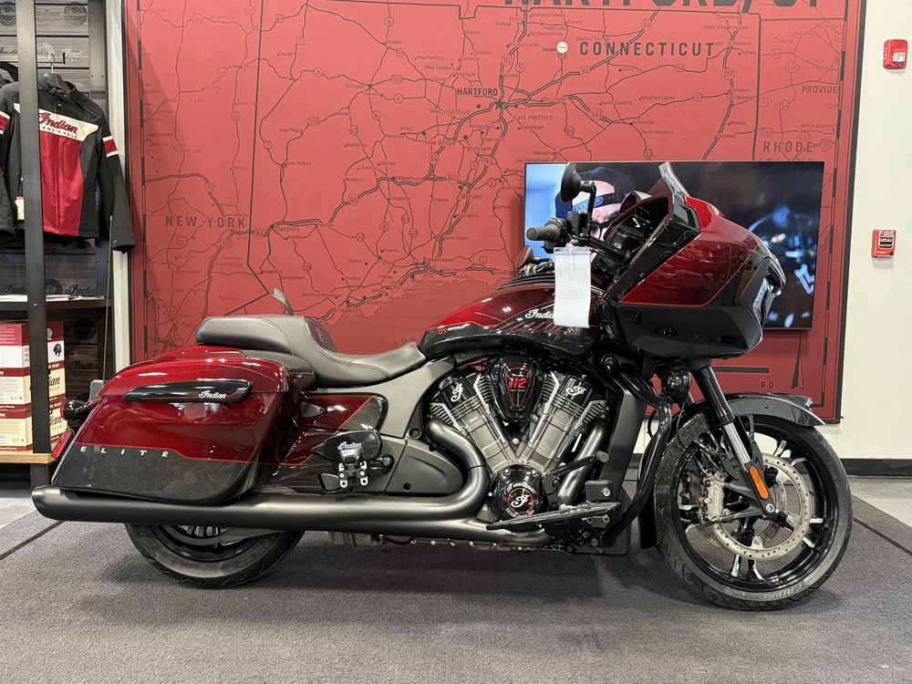 2026 Indian Motorcycle 125 Challenger, 125 Red W/ Blk Crstl, 49st 125th Anniversary Edition alt