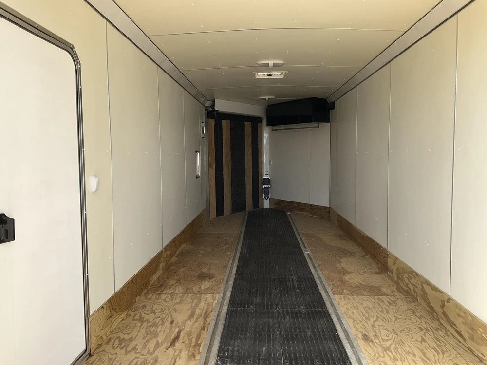 2020 Triton 7x18 Plus V-nose Pr187 All Aluminum Snowmobile Trailer alt