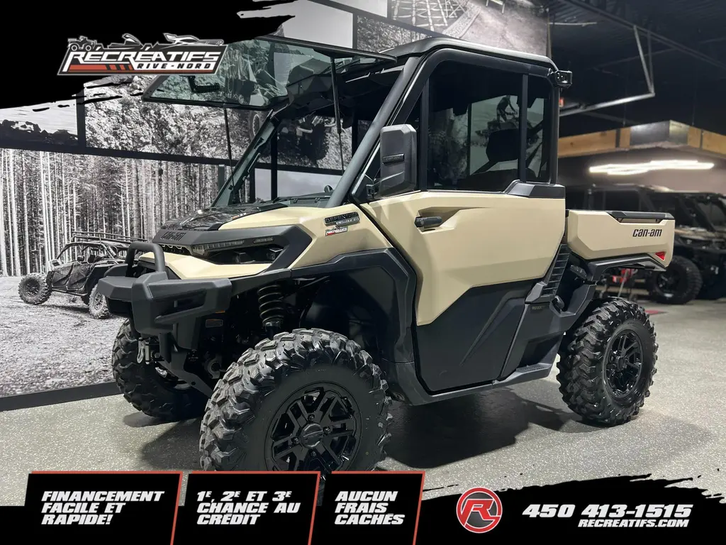 Can-Am DEFENDER HD11 LIMITED CAB 2026 - **SEULEMENT 633KM !!**