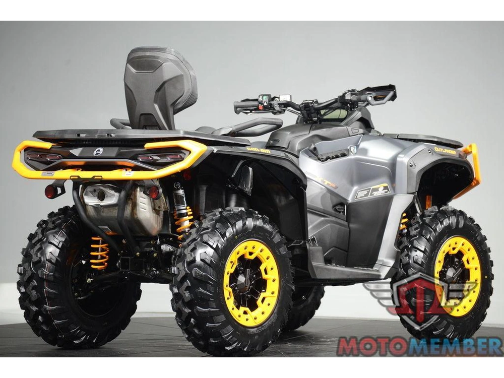 2026 Can-am Outlander Max Xt-p 1000r Mineral Grey & Orange Crush alt