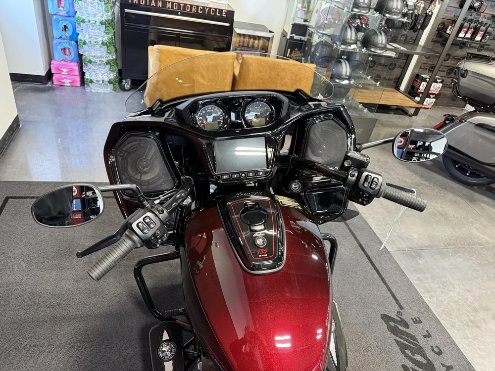 2026 Indian Motorcycle 125 Challenger, 125 Red W/ Blk Crstl, 49st 125th Anniversary Edition alt