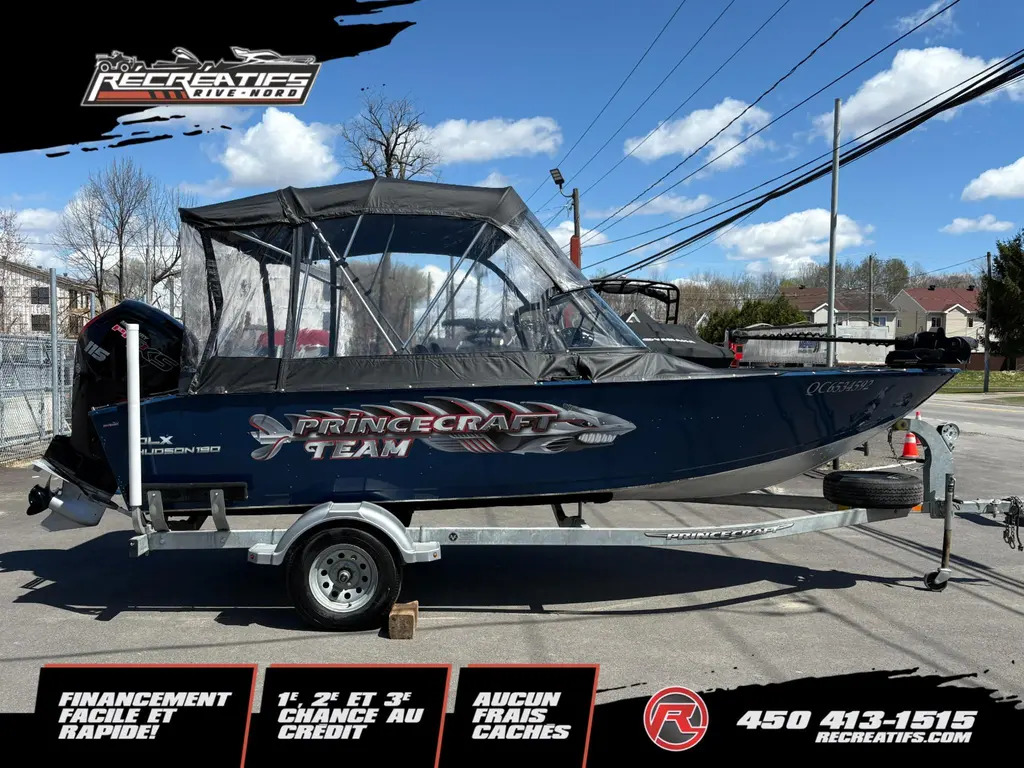 Princecraft HUDSON 190 DLX WS **MOTEUR ELECTRIQUE ULTERRA IPILOT 80LBS!!** 2019