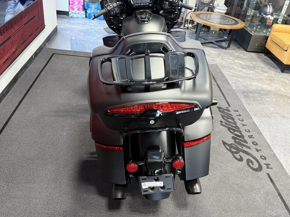 2026 Indian Motorcycle Pursuit Dark Horse 112, Black Smoke, 49st Dark Horse® With Powerband Audio Package alt