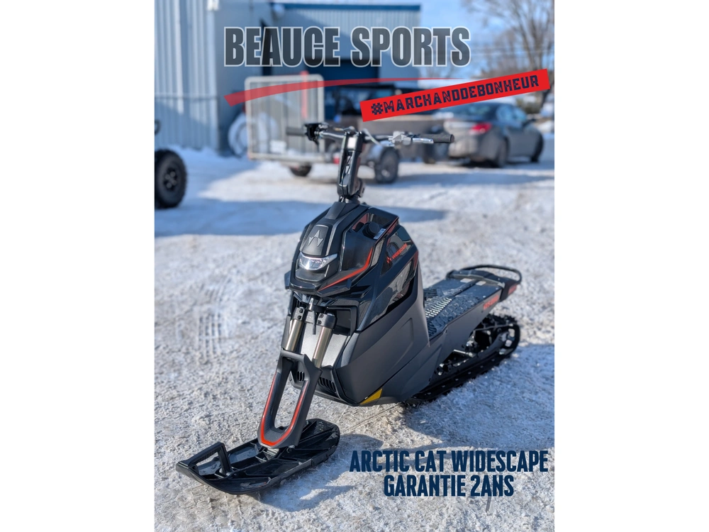 2024 Arctic Cat Widescape 250 Us Black | 🌟 Alternative Moderne Au Snow Hawk 🌟 | alt