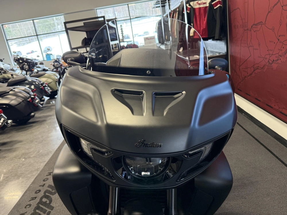 2026 Indian Motorcycle Pursuit Dark Horse 112, Black Smoke, 49st Dark Horse® With Powerband Audio Package alt