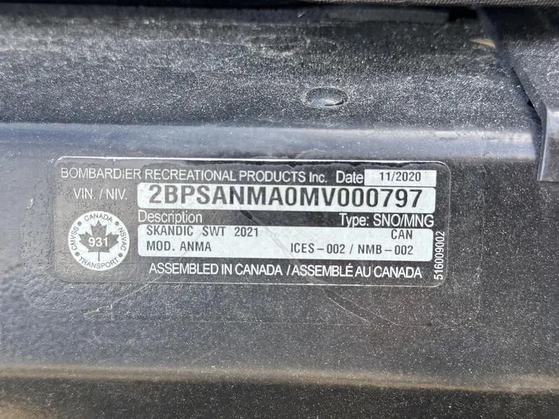 2021 Ski-Doo SKANDIC SWT 24 900 ACE