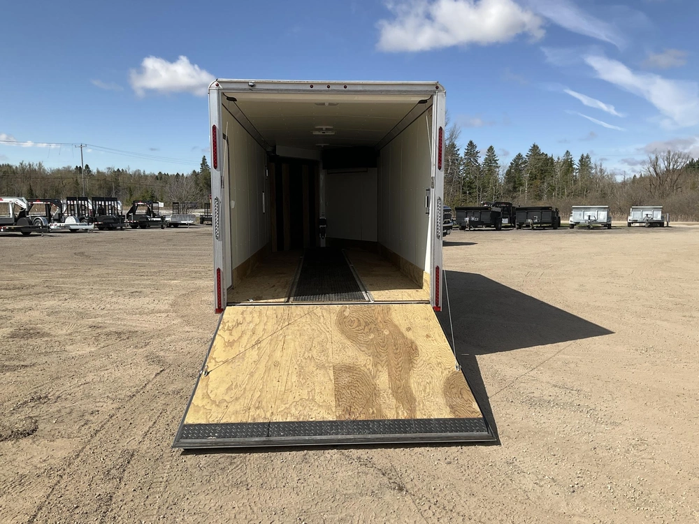2020 Triton 7x18 Plus V-nose Pr187 All Aluminum Snowmobile Trailer alt