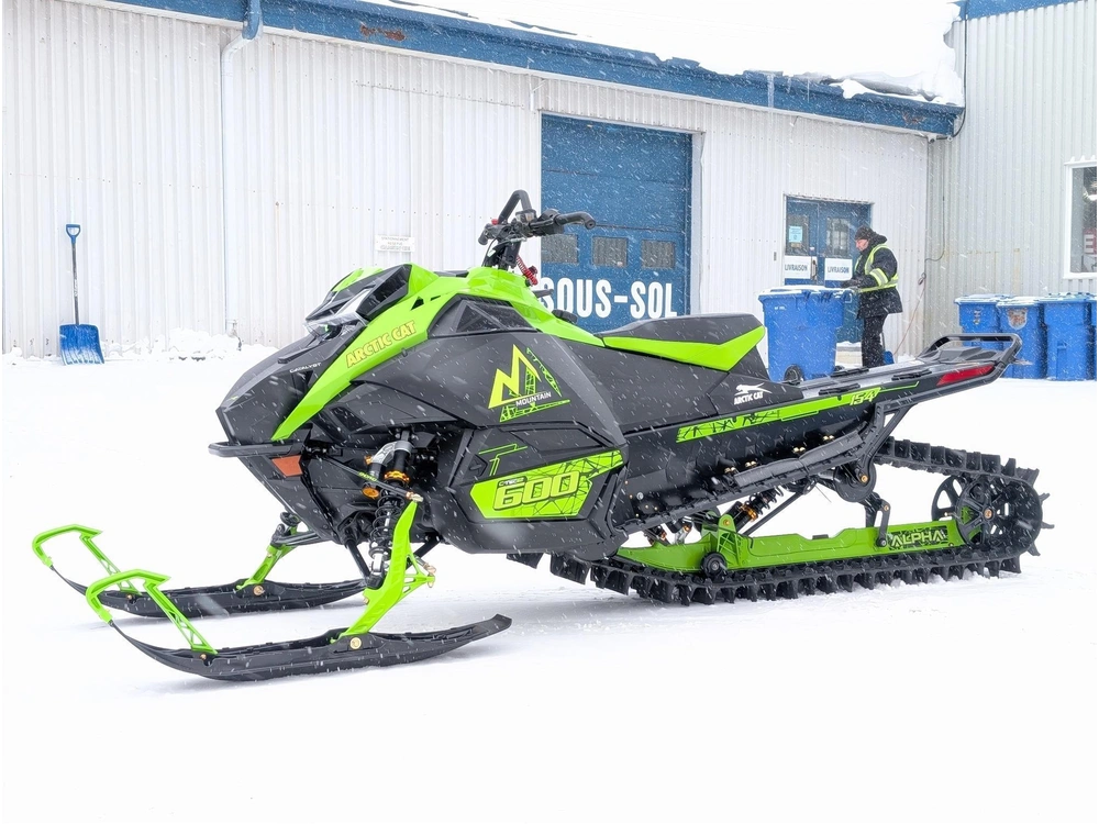 2025 Arctic Cat Mtn 600 154 Sp Es Us Grn 3.0 M6 M600 Mtn Catalyst Sno Pro Electric Start 3.0 | 🌍 Concurrents : Rmk 650 / Summit 600r / Lynx 🌍 | alt