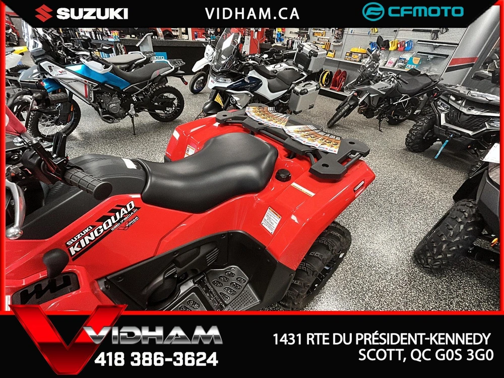 Suzuki Kingquad 750xp Rouge 2026 alt