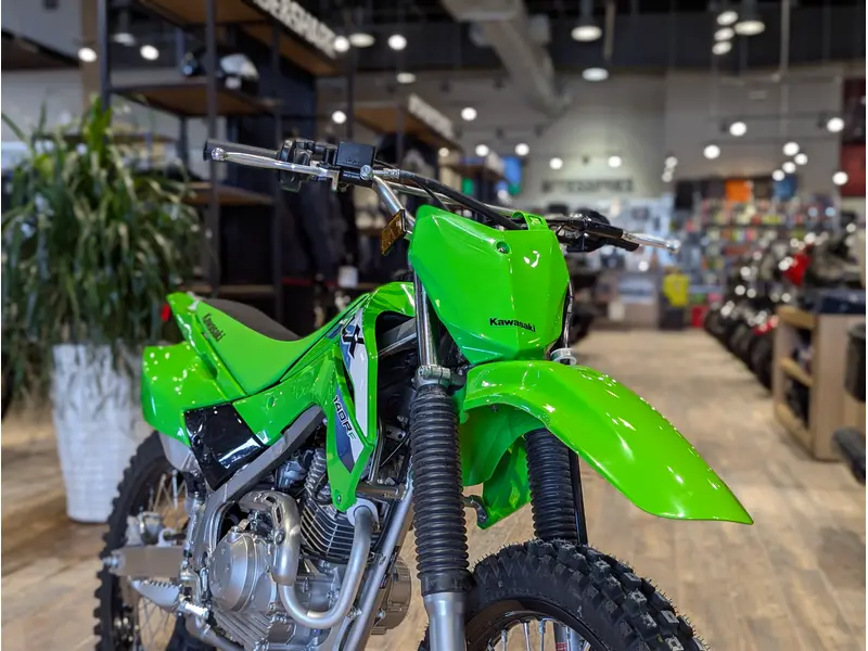 2026 Kawasaki KLX140R F // Lime Green thumbnail 3