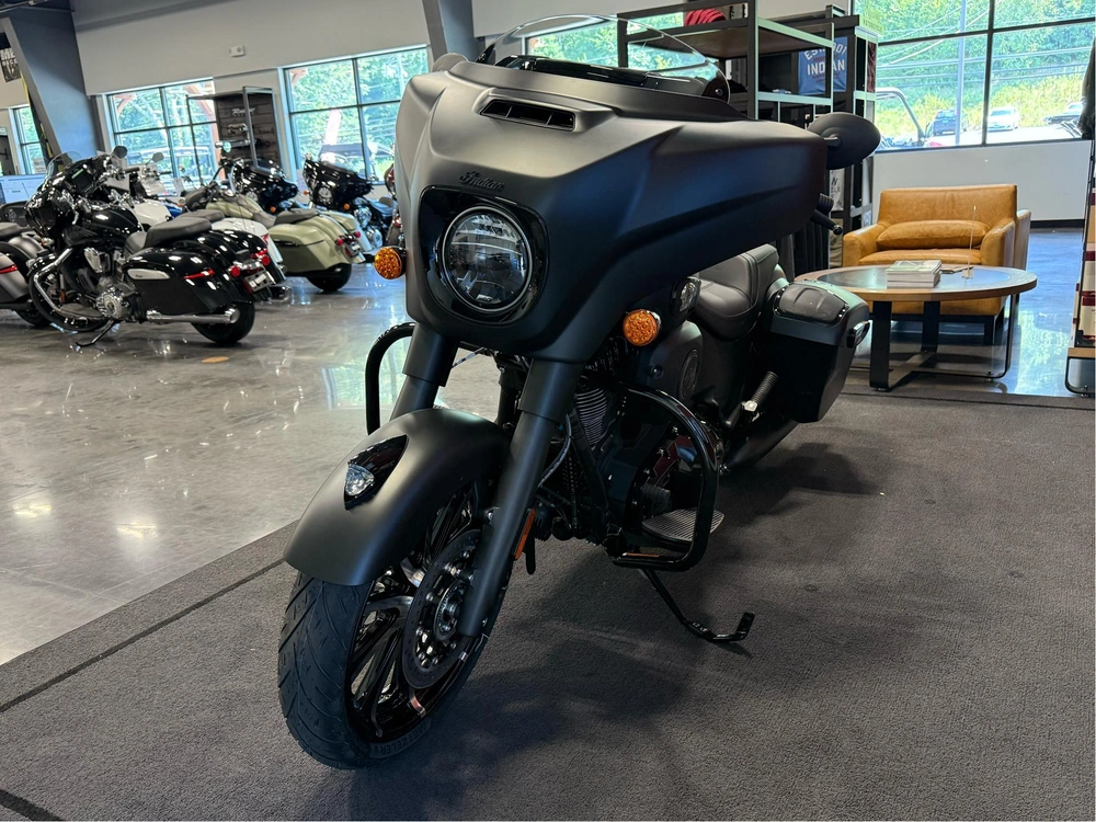 2025 Indian Motorcycle Chieftain Drk Hrse Prem Audio, Blk Smk, 49s Dark Horse�� With Powerband Audio Package alt