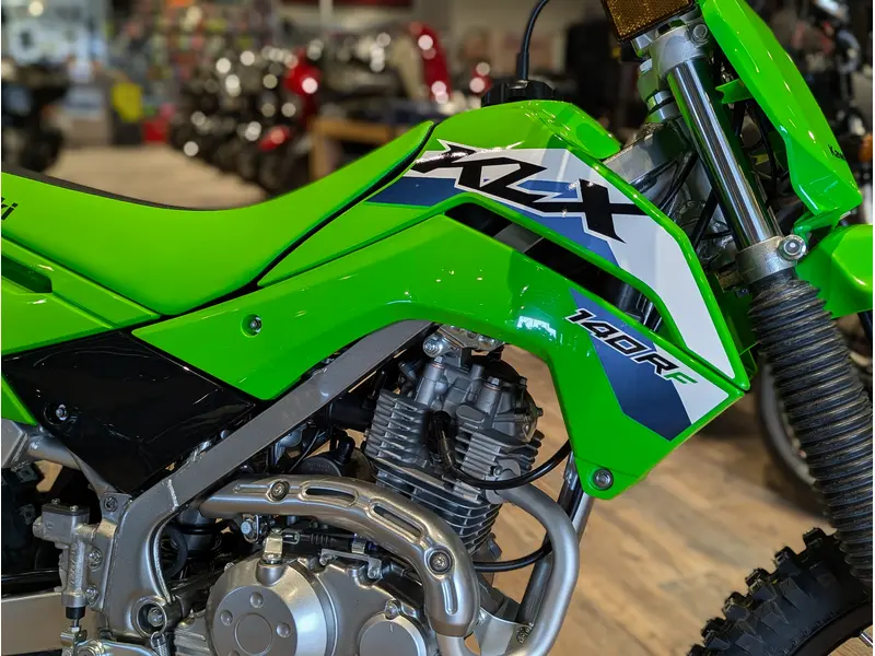 2026 Kawasaki KLX140R F // Lime Green thumbnail 7
