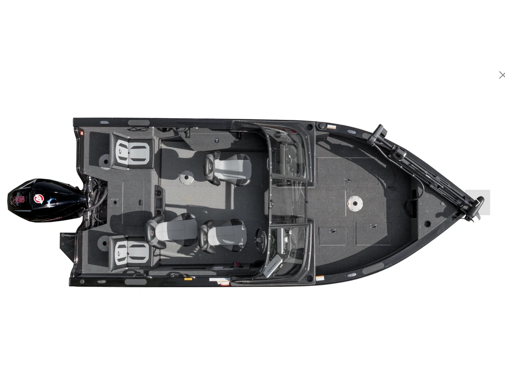 2026 Crestliner 1850 Fish Hawk Wt Jumpseat - Black Metallic alt