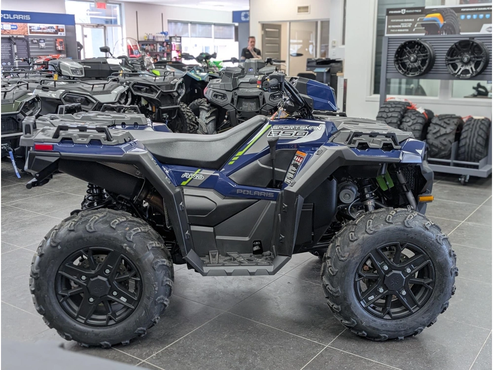 2026 Polaris Sportsman 850 Premium Springfield Blue | 🌍 Concurrents : Outlander 850 / Cforce 1000 🌍 | alt