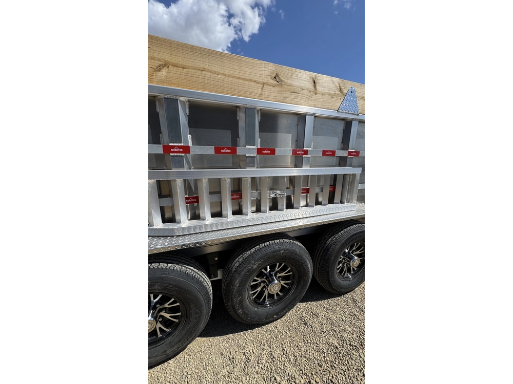 2026 Nordtek Gn - Dump Trailer - 82" X 16' - 21k Triple Axle Hd, Alum Rim, Spare, Jacks, 4' Side Walls alt