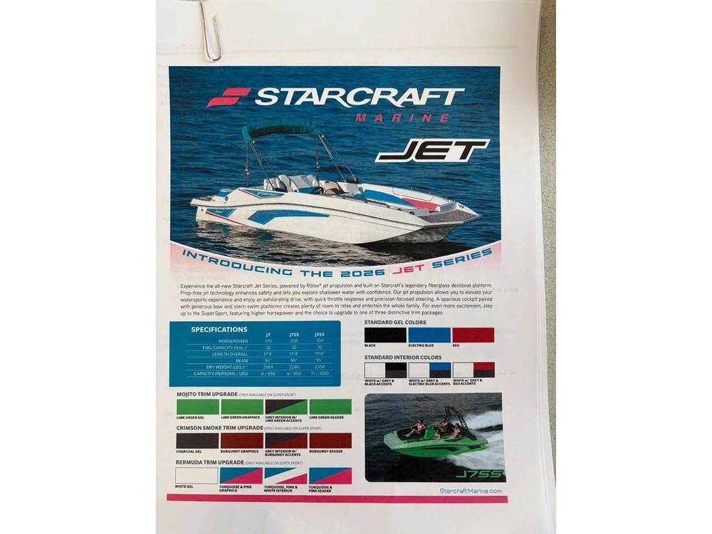 2026 Starcraft Jet 7 Supersport alt