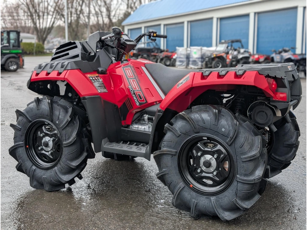 Polaris Sportsman 850 Mud Edition Fury Red 🎯 Vtt Boue Extrême 4x4 Traction Pneus 30 Pouces Xmr Renegade 1000r Performance 🟢 2026 alt