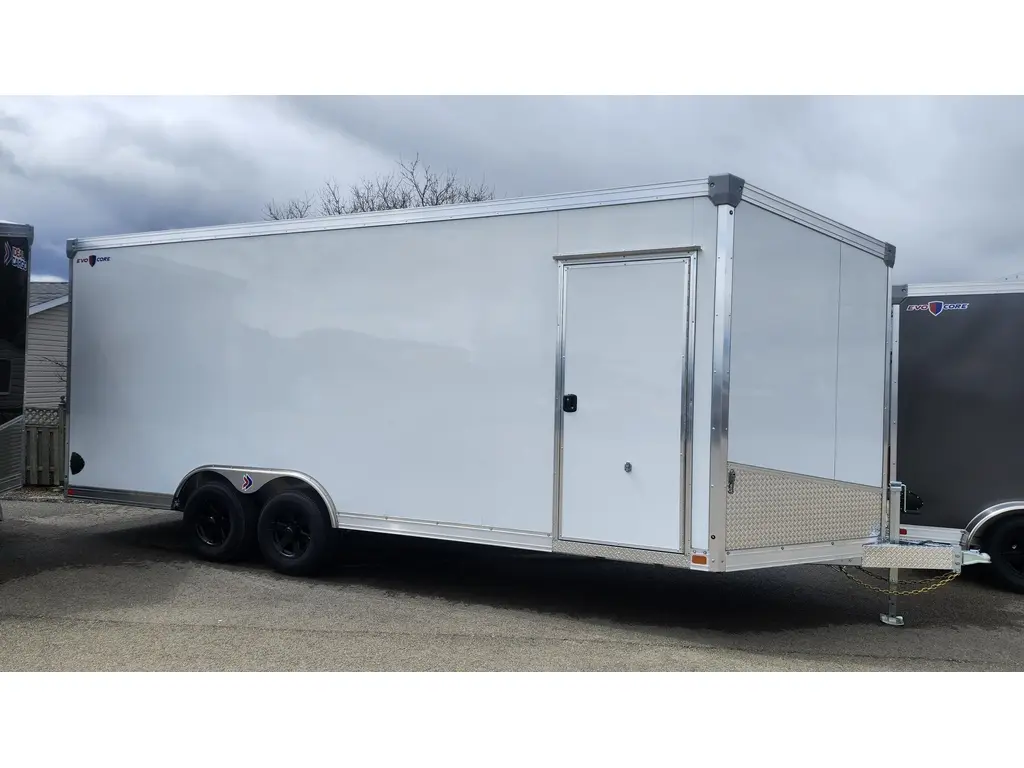 2026 Trailer-Cargo EVO8.520TA3 + 12 SPORT ZONE -- WHITE - TORFLEX + SPARE 