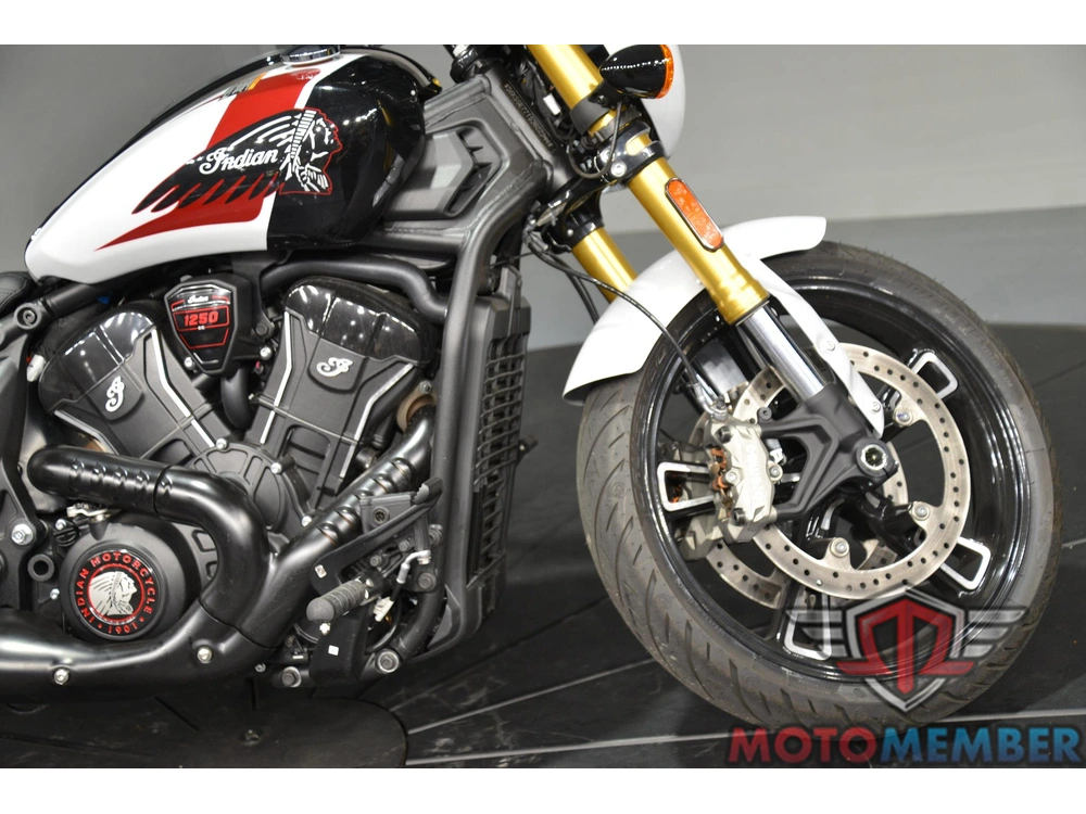 2025 Indian Motorcycle 101 Scout Ghost White Metallic With Graphics alt