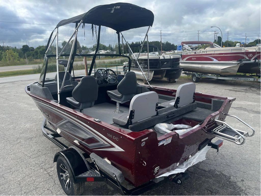 2025 Starcraft Storm 166 Dc With Merc 90 Elpt And Custom Trailer alt