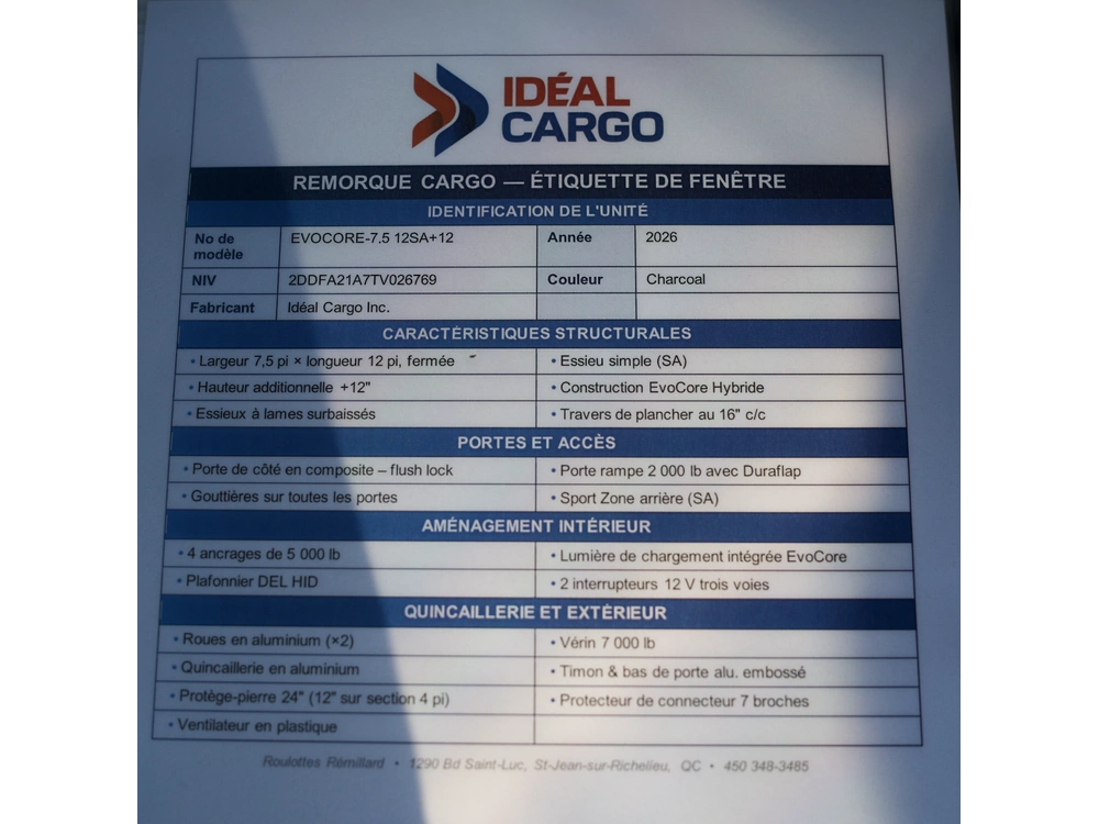 Ideal Cargo Evocore-7.5 12sa+12 2026 alt