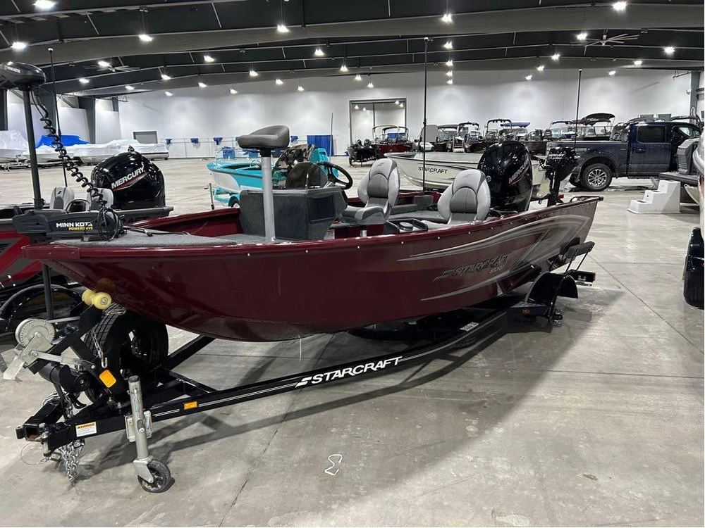 2023 Starcraft Storm 166 Side Console With Mercury 90 Elpt And Tailer alt