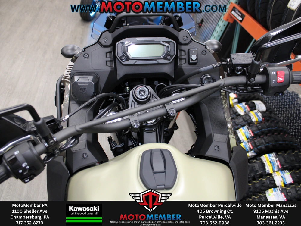2026 Kawasaki Klr®650 Adventure Abs Cypher Camo Beige alt