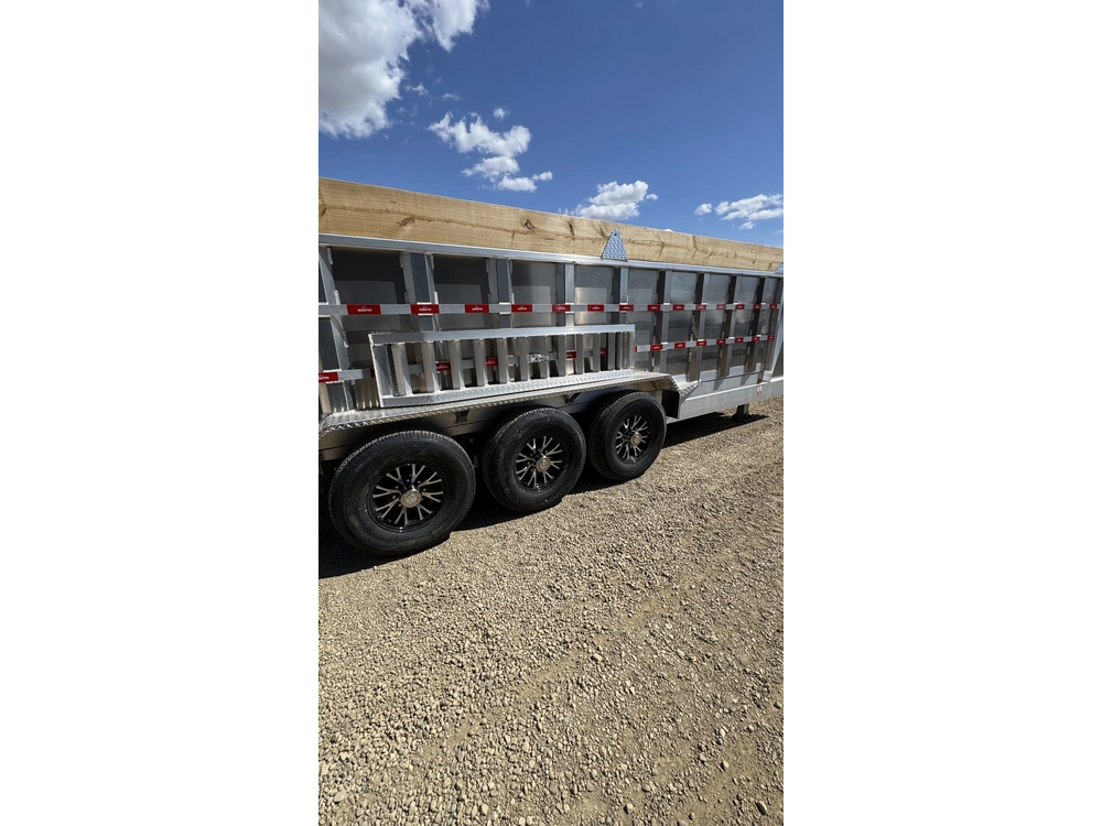 2026 Nordtek Gn - Dump Trailer - 82" X 16' - 21k Triple Axle Hd, Alum Rim, Spare, Jacks, 4' Side Walls alt