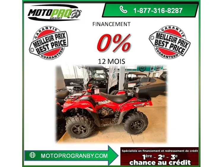 2026 Kawasaki BRUTE FORCE 750 BRUTE FORCE750 KVF750 KVF 750 TOUT ÉQUIPÉ