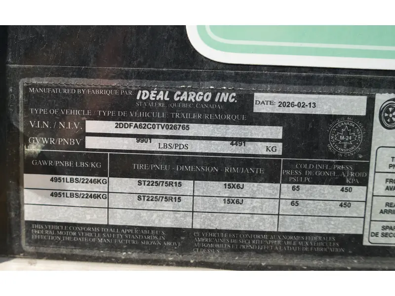 2026 Ideal Cargo EVOCORE-8.5 24TA3+12 thumbnail 6