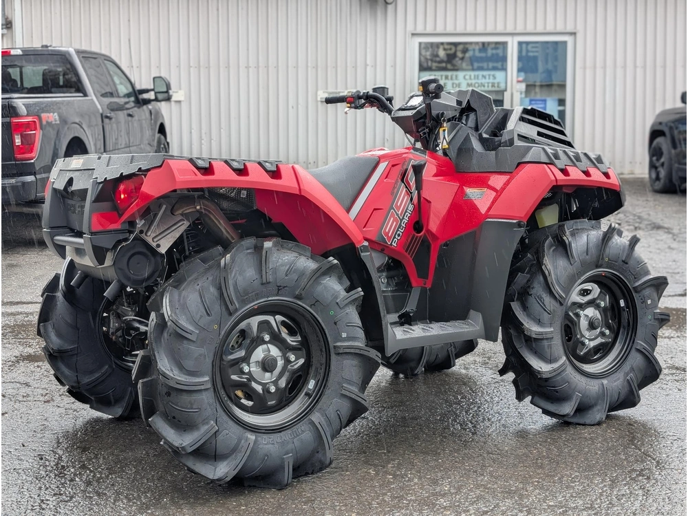 Polaris Sportsman 850 Mud Edition Fury Red 🎯 Vtt Boue Extrême 4x4 Traction Pneus 30 Pouces Xmr Renegade 1000r Performance 🟢 2026 alt