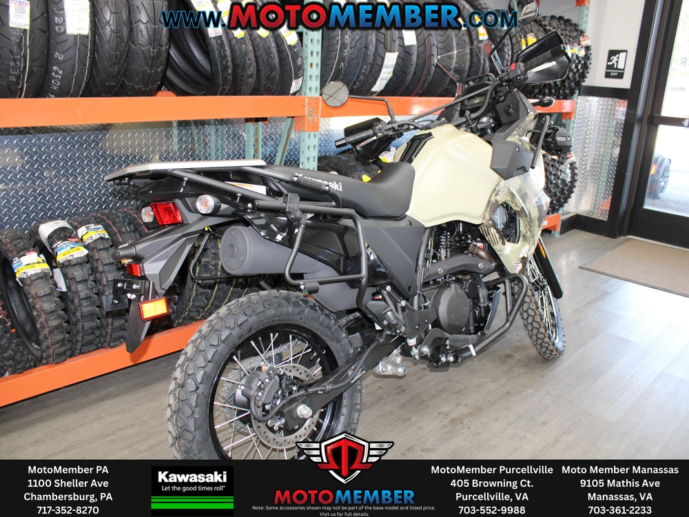 2026 Kawasaki Klr®650 Adventure Abs Cypher Camo Beige alt