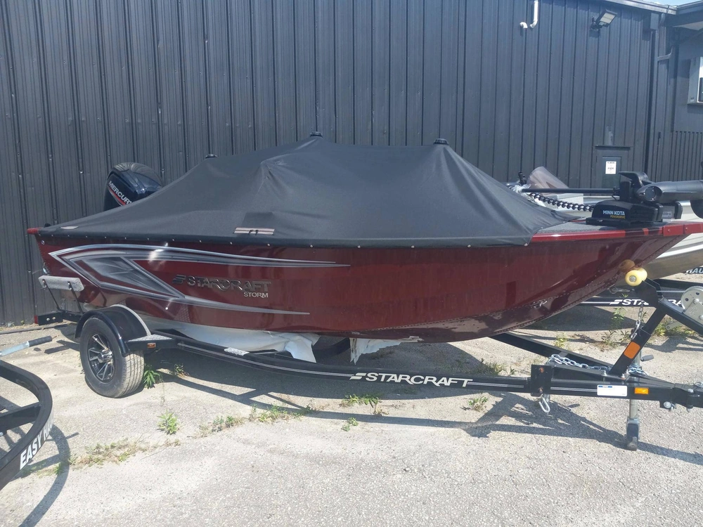 2023 Starcraft Storm 166 Side Console With Mercury 90 Elpt And Tailer alt