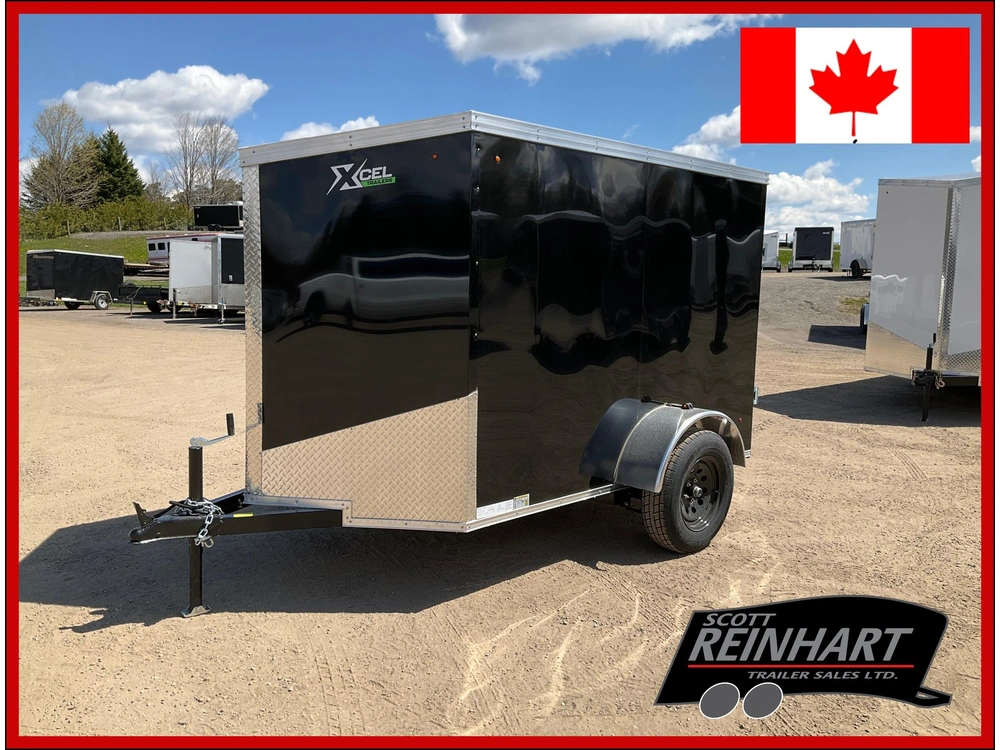 2026 Xcel Trailers 5x8 Plus V-nose Cargo Trailer alt