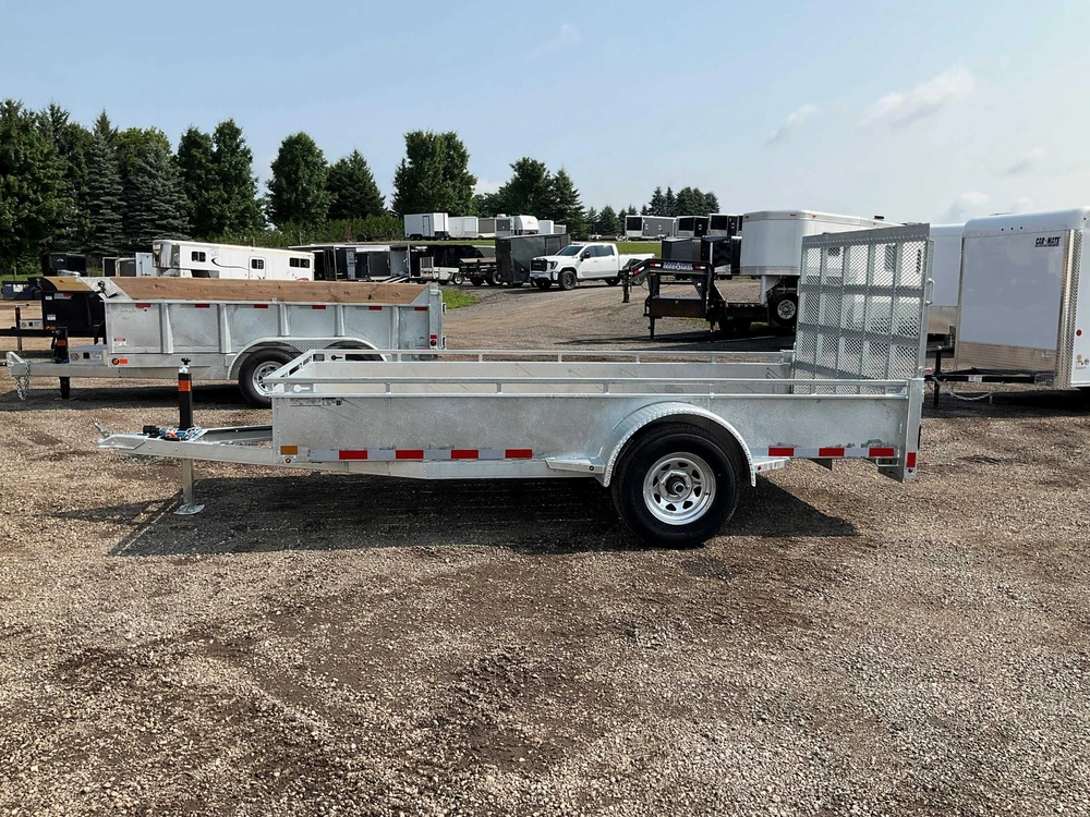 2026 Canada Trailers 6x12 Galvanized Hd Utility Trailer alt