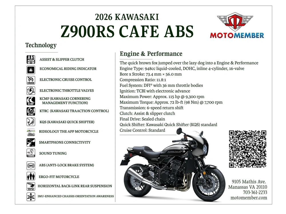 2026 Kawasaki Z900rs Cafe Abs alt