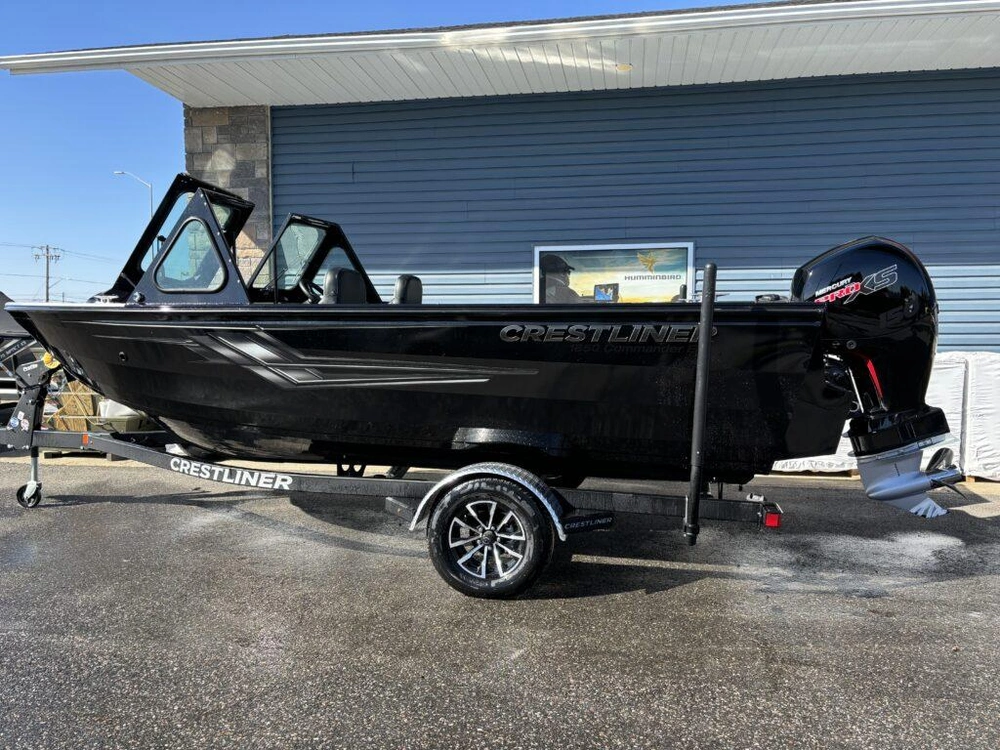 2025 Crestliner 1850 Commander Elite W/150 Pro Xs & Deluxe Trailer alt