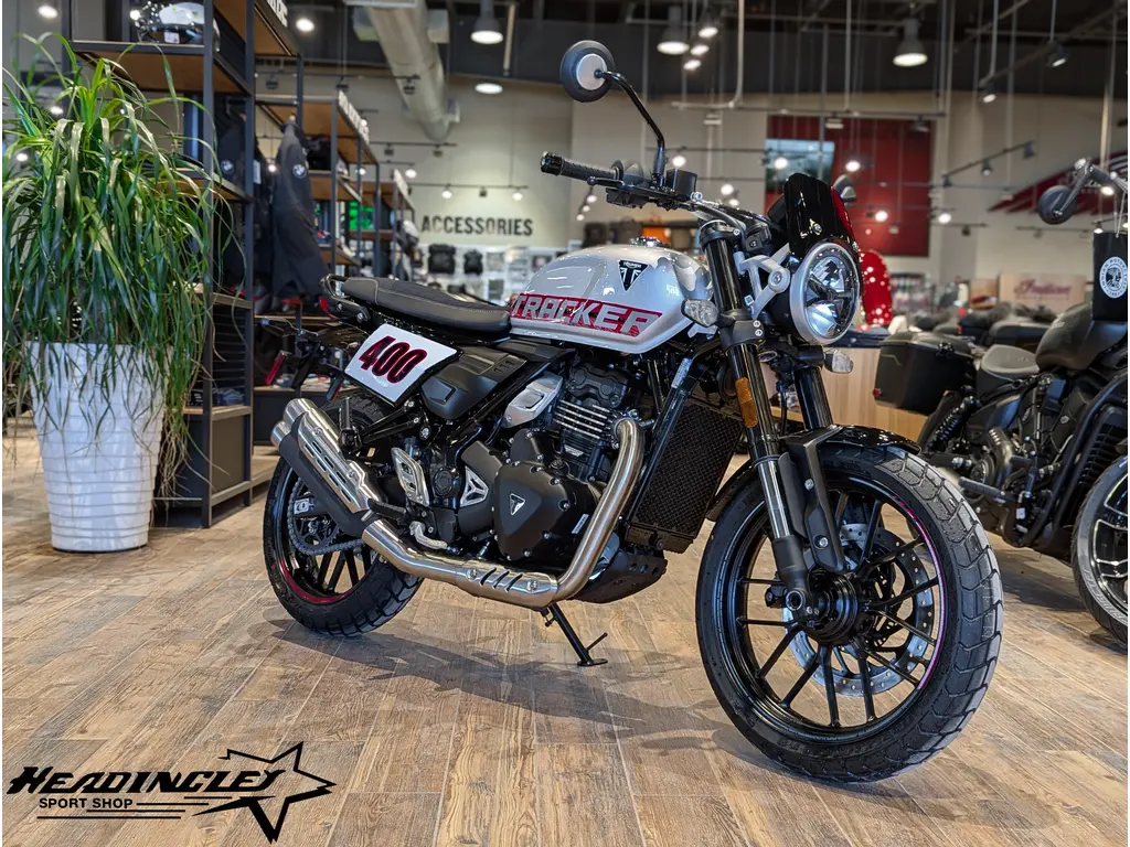 2027 Triumph Tracker 400 // Aluminium Silver 
