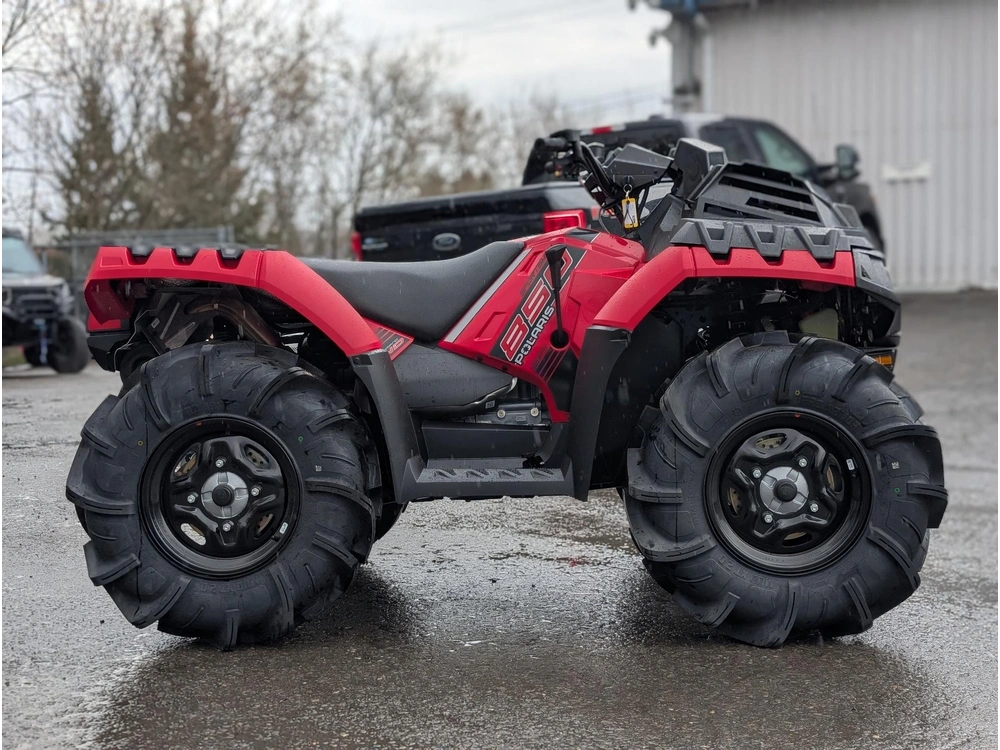 Polaris Sportsman 850 Mud Edition Fury Red 🎯 Vtt Boue Extrême 4x4 Traction Pneus 30 Pouces Xmr Renegade 1000r Performance 🟢 2026 alt