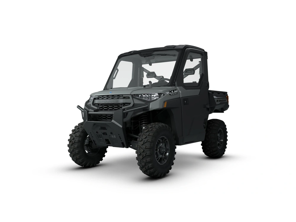 2027 Polaris Ranger Xp 1000 Cab - Avalanche Gray 🎯 Utv Cabine 1000cc Travail 4 Saisons Chauffé Prix Abordable Defender Ranger Qualité 🟢 alt