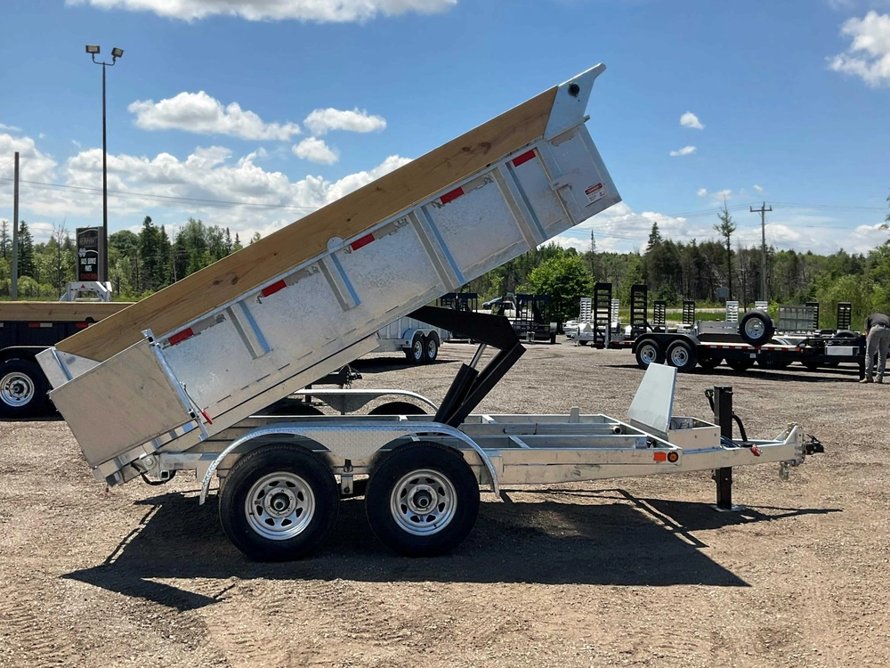 2026 Canada Trailers 6x12 5 Ton Galvanized Dump Trailer alt