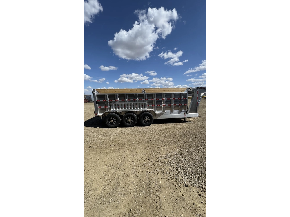 2026 Nordtek Gn - Dump Trailer - 82" X 16' - 21k Triple Axle Hd, Alum Rim, Spare, Jacks, 4' Side Walls alt