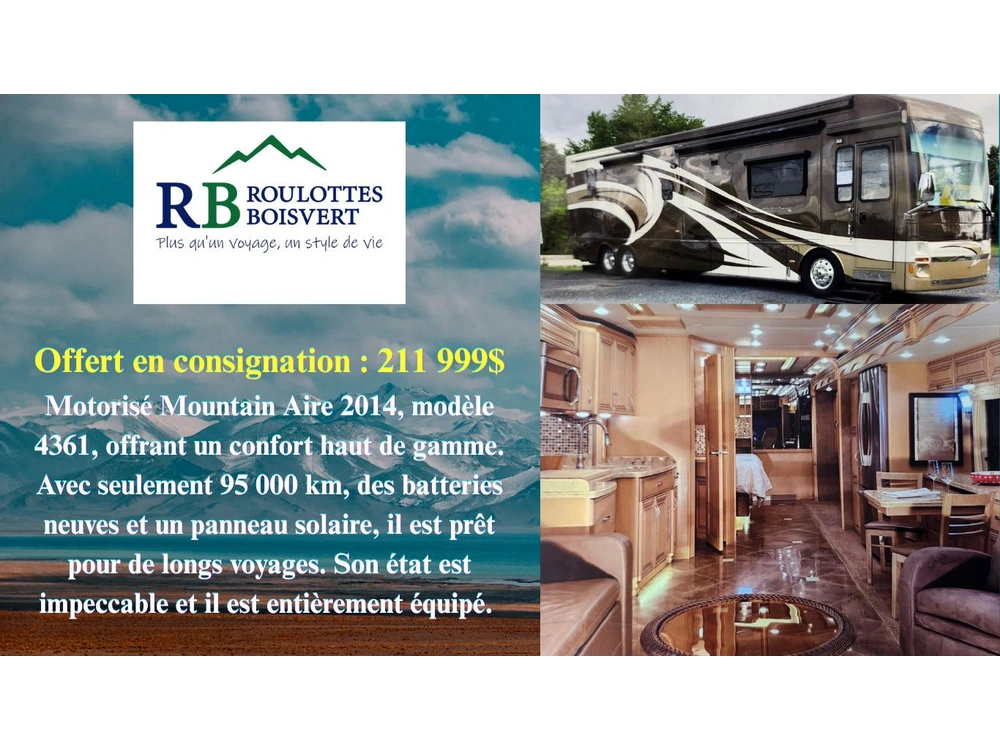 Newmar Mountain Aire 4361 (offert En Consignation) 2014 alt