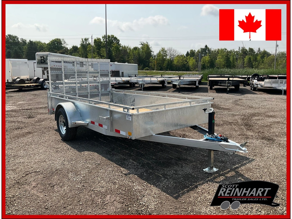 2026 Canada Trailers 6x12 Galvanized Hd Utility Trailer alt