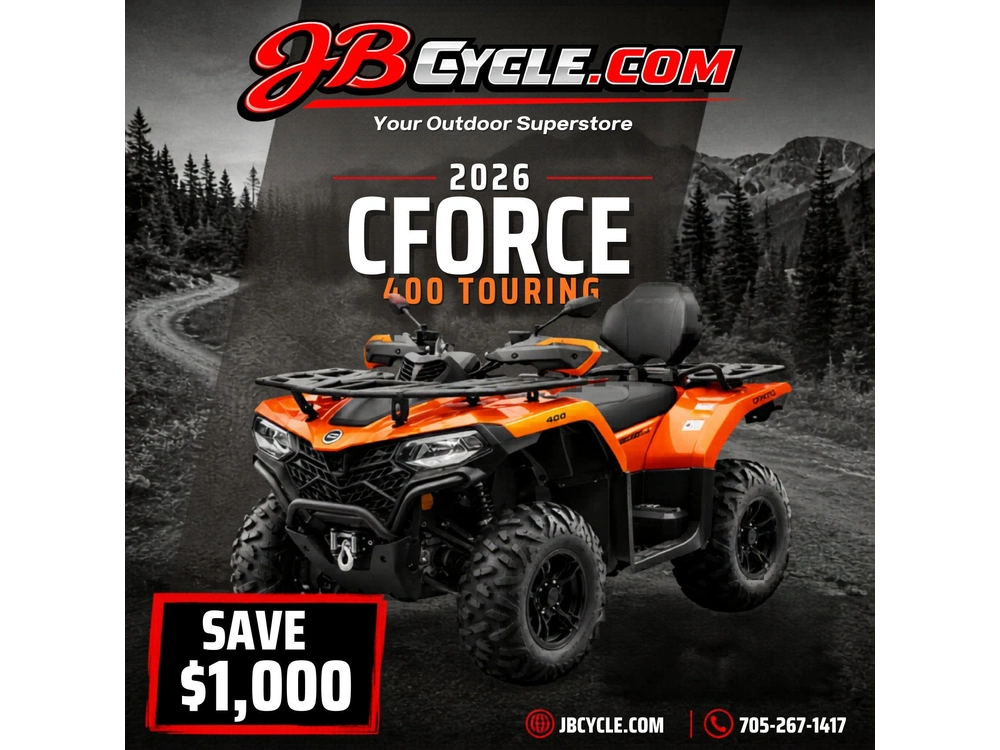 2026 Cfmoto Cforce 400 Touring Orange alt