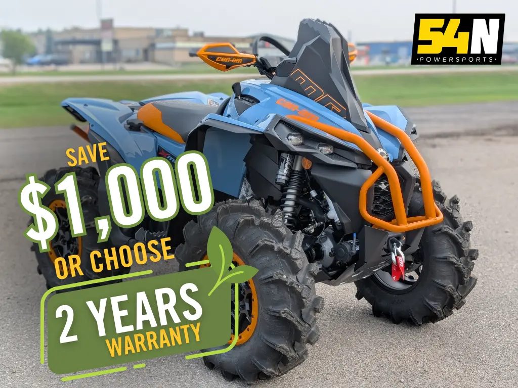 2026 Can-Am Renegade X mr 1000R - Scandi Blue & Orange Crush 